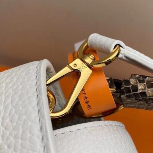 Replica Louis Vuitton Capucines Mini With Ayers Snakeskin Handle M56399 BLV686 8