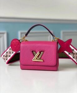 Replica Louis Vuitton Twist Mini Bag Epi Leather M57063 BLV169 2