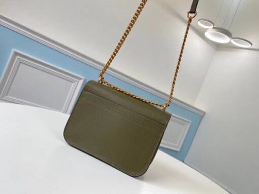 Replica Louis Vuitton Lockme Chain PM Bag In Green Leather M57067 BLV685 3