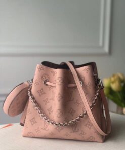 Replica Louis Vuitton Bella Bag In Magnolia Mahina Leather M57068 BLV243 2