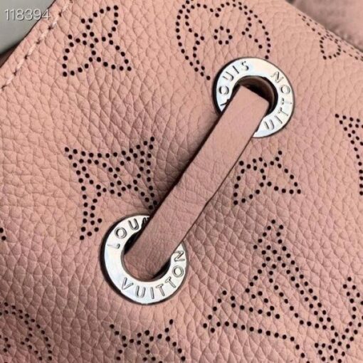 Replica Louis Vuitton Bella Bag In Magnolia Mahina Leather M57068 BLV243 5