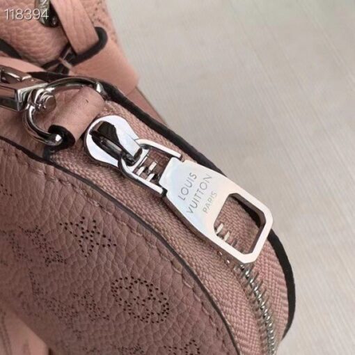 Replica Louis Vuitton Bella Bag In Magnolia Mahina Leather M57068 BLV243 8