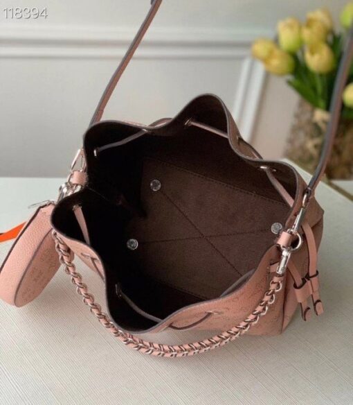 Replica Louis Vuitton Bella Bag In Magnolia Mahina Leather M57068 BLV243 9