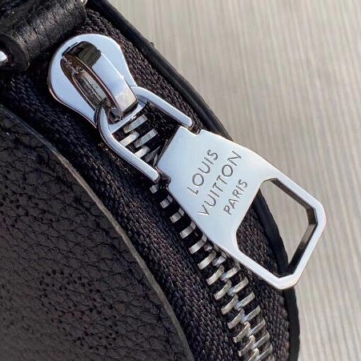 Replica Louis Vuitton Bella Bag In Black Mahina Leather M57070 BLV244 9