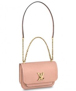 Replica Louis Vuitton Lockme Chain PM Bag In Pink Leather M57071 BLV669