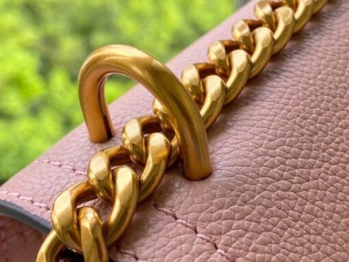 Replica Louis Vuitton Lockme Chain PM Bag In Pink Leather M57071 BLV669 7