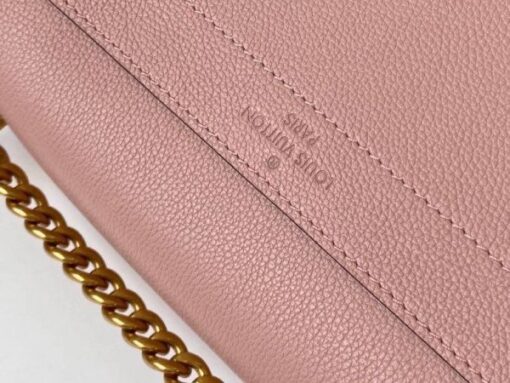 Replica Louis Vuitton Monogram Empreinte Vavin Chain Wallet Pink