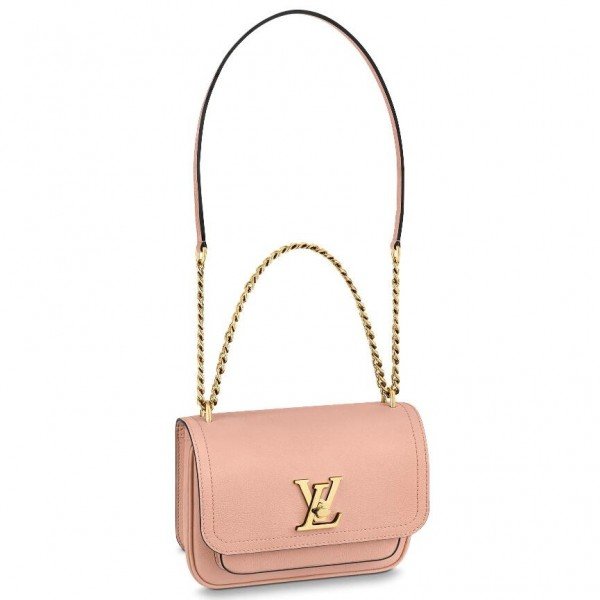 Louis Vuitton, Bags, Louis Vuitton Calfskin Lockme Chain Bag Green