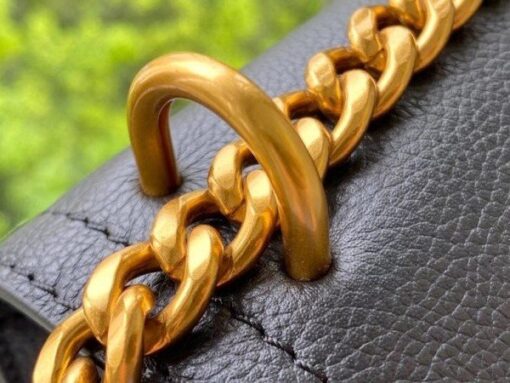 Replica Louis Vuitton Lockme Chain PM Bag In Green Leather M57073 BLV684 7