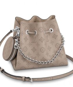 Replica Louis Vuitton Bella Bag In Galet Mahina Leather M57201 BLV253
