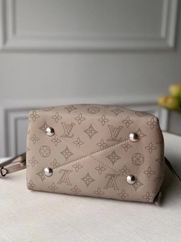 Fake Louis Vuitton M59655 Bella Tote Mahina Perforated Calfskin Pink