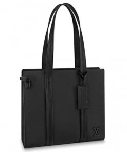 Replica Louis Vuitton All Black Aerogram Tote Bag M57308 BLV911