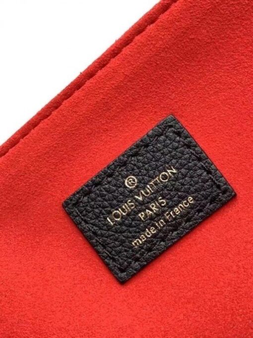 Replica Louis Vuitton Lockme Shopper In Black Leather M57345 BLV702 10