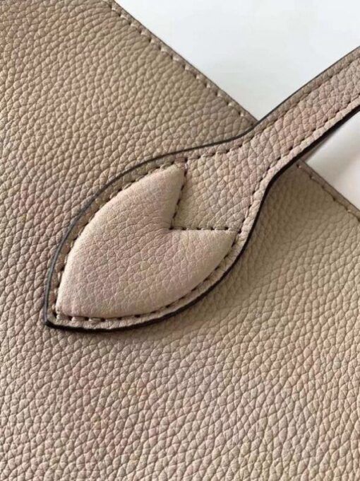 Replica Louis Vuitton Lockme Shopper In Greige Leather M57346 BLV720 7