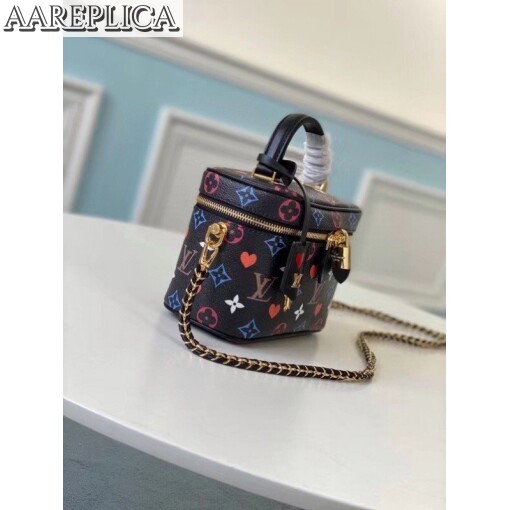 Replica Louis Vuitton Game On Vanity PM Black Bag M57482 BLV338 3