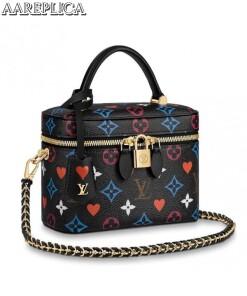 Replica Louis Vuitton Game On Vanity PM Black Bag M57482 BLV338