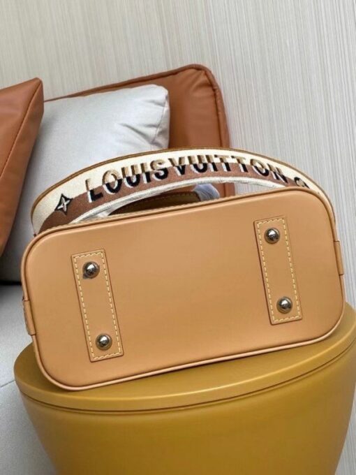 Replica Louis Vuitton Epi Alma BB Bag With Jacquard Strap M57540 BLV164 8