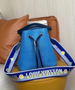 Replica Louis Vuitton Epi Neonoe BB Bag With Jacquard Strap M57691 BLV162 2