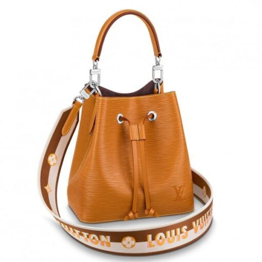 Replica Louis Vuitton Epi Neonoe BB Bag With Jacquard Strap M57706 BLV160