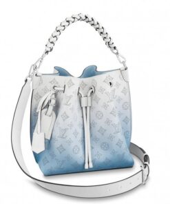 Replica Louis Vuitton Muria Bag Gradient Blue Mahina Leather M57853 BLV245