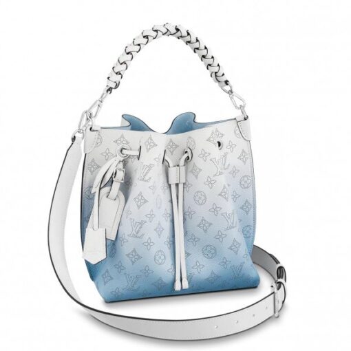 Replica Louis Vuitton Muria Bag Gradient Blue Mahina Leather M57853 BLV245