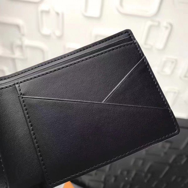 Louis Vuitton Multiple Wallet Black Taurillon