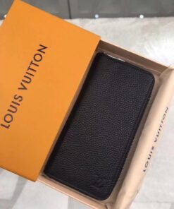 Replica Louis Vuitton Zippy Wallet Vertical Taurillon Leather M58412 BLV1086 2