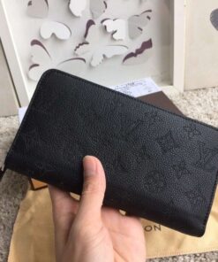 Replica Louis Vuitton Zippy Wallet Mahina Leather M58428 BLV958 2