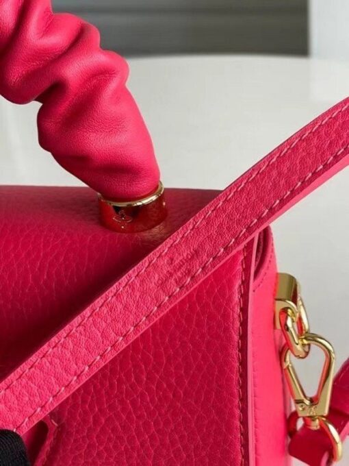 Replica Louis Vuitton Twist PM Bag In Rose Taurillon Leather M58691 BLV715 8