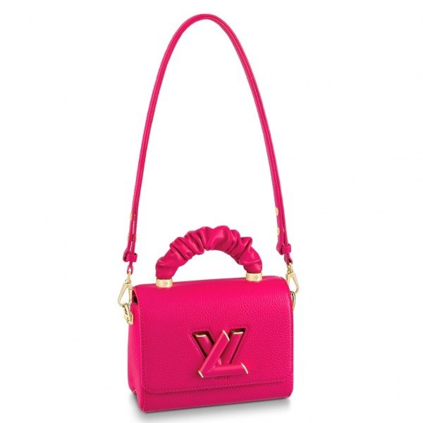 Replica Louis Vuitton Twist PM Bag In Rose Taurillon Leather
