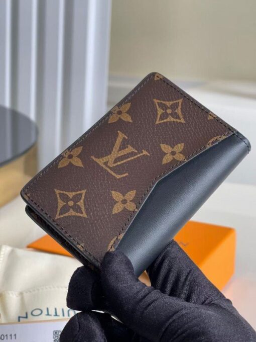 Replica Louis Vuitton Pocket Organizer Monogram Macassar M60111 BLV1095 3