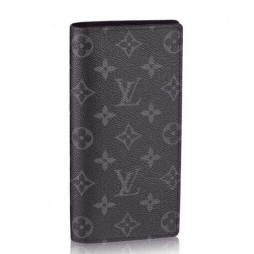 Replica Louis Vuitton Brazza Wallet Monogram Eclipse M61697 BLV1109