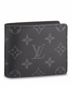 Replica Louis Vuitton Slender Wallet Monogram Eclipse M62294 BLV1099