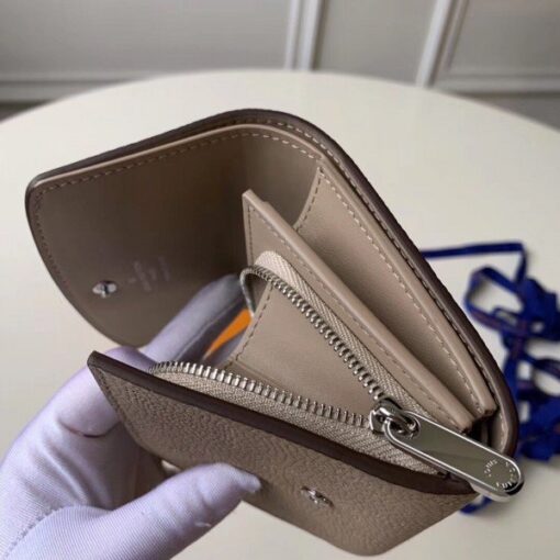 Replica Louis Vuitton Iris Compact Wallet Mahina Leather M62542 BLV965 6