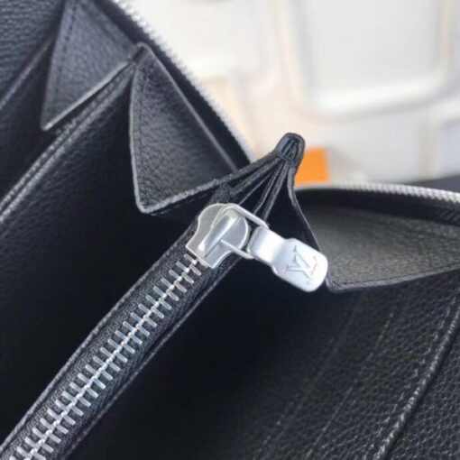 Replica Louis Vuitton Black Zippy LockMe Wallet M62622 BLV1016 5