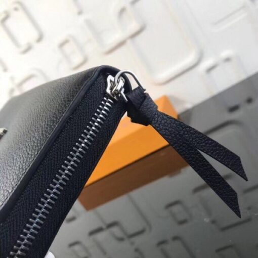 Replica Louis Vuitton Black Zippy LockMe Wallet M62622 BLV1016 6