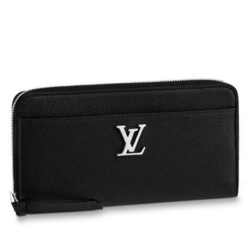 Replica Louis Vuitton Black Zippy LockMe Wallet M62622 BLV1016