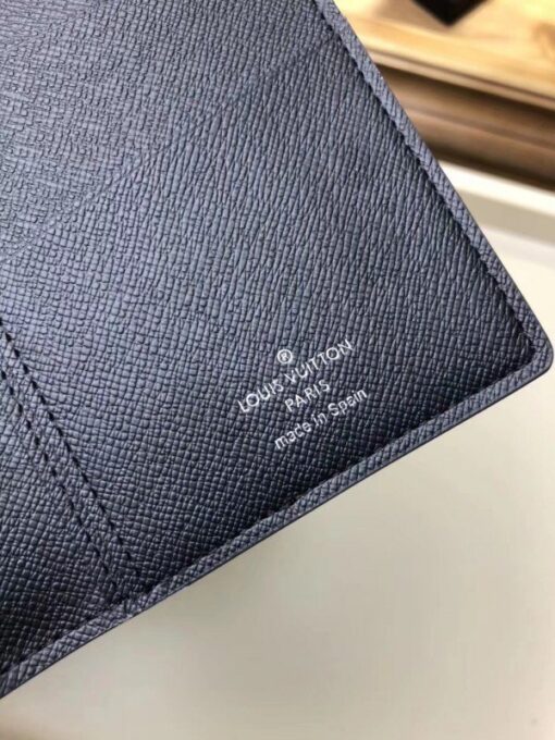 Replica Louis Vuitton Brazza Wallet Monogram Pacific Blue M63026 BLV1096 3