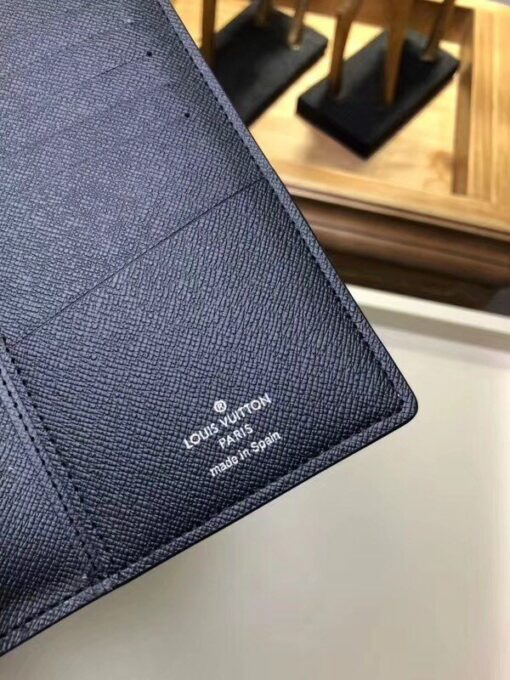 Replica Louis Vuitton Brazza Wallet Eclipse Silver M63027 BLV1106 6