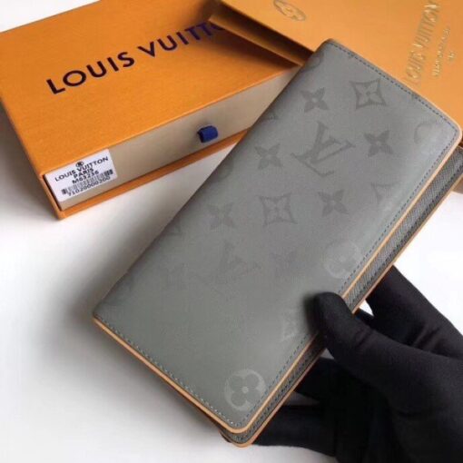 Replica Louis Vuitton Brazza Wallet Monogram Titanium M63236 BLV1118 2