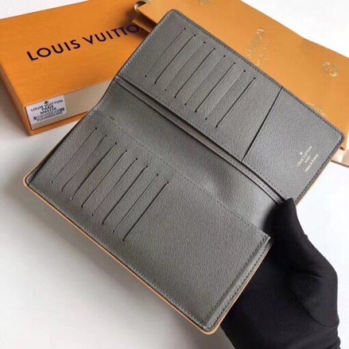 Replica Louis Vuitton Brazza Wallet Monogram Titanium M63236 BLV1118 4