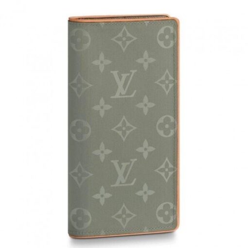 Replica Louis Vuitton Brazza Wallet Monogram Titanium M63236 BLV1118