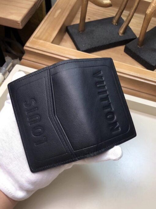 Replica Louis Vuitton Pocket Organizer Dark Infinity Leather M63251 BLV1046 3