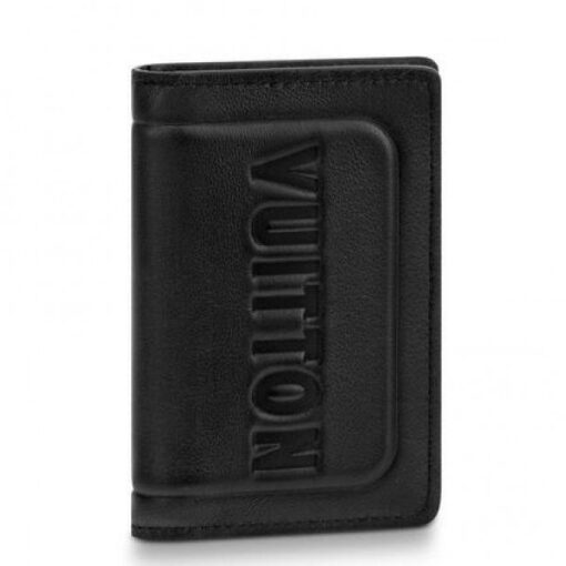 Replica Louis Vuitton Pocket Organizer Dark Infinity Leather M63251 BLV1046