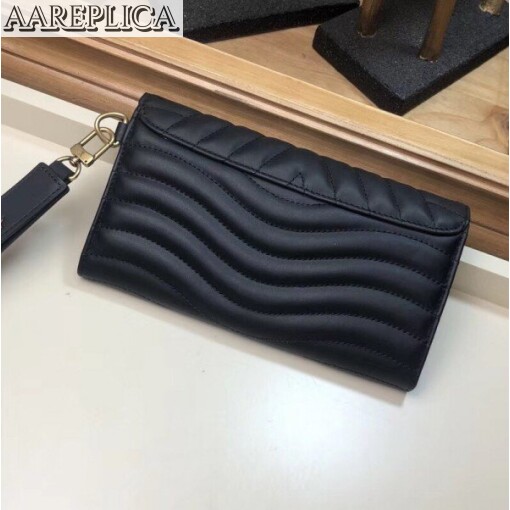 Replica Louis Vuitton Black New Wave Long Wallet M63298 BLV1012 3