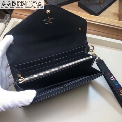 Replica Louis Vuitton Black New Wave Long Wallet M63298 BLV1012 4