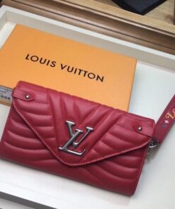 Replica Louis Vuitton Red New Wave Long Wallet M63299 BLV1011 2