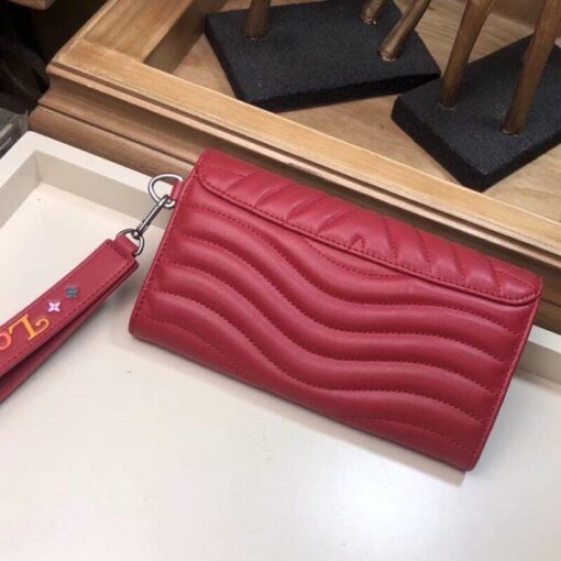 Replica Louis Vuitton Red New Wave Long Wallet M63299 BLV1011 3