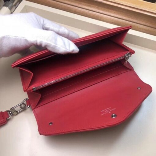 Replica Louis Vuitton Red New Wave Long Wallet M63299 BLV1011 4