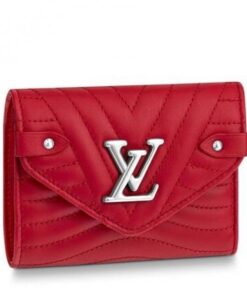 Replica Louis Vuitton Red New Wave Compact Wallet M63428 BLV1014